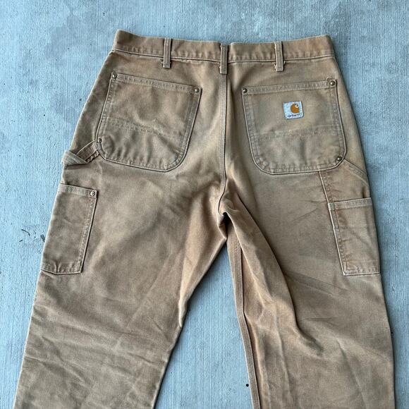 Carhartt brown double knee work wear carpenter pants - Picture 6 of 12